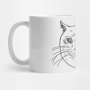 Sad Memes - Cat Tears Mug